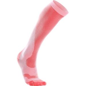 2XU Womens Compression Performance Run Sock Candy Pink 1