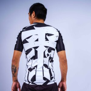 Scramble Rashguard Hanzi Monochrome