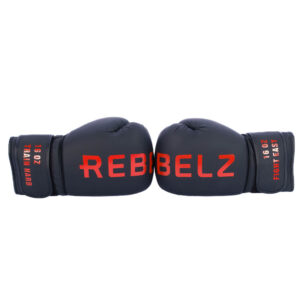 rebelz boxing gloves black and red 2