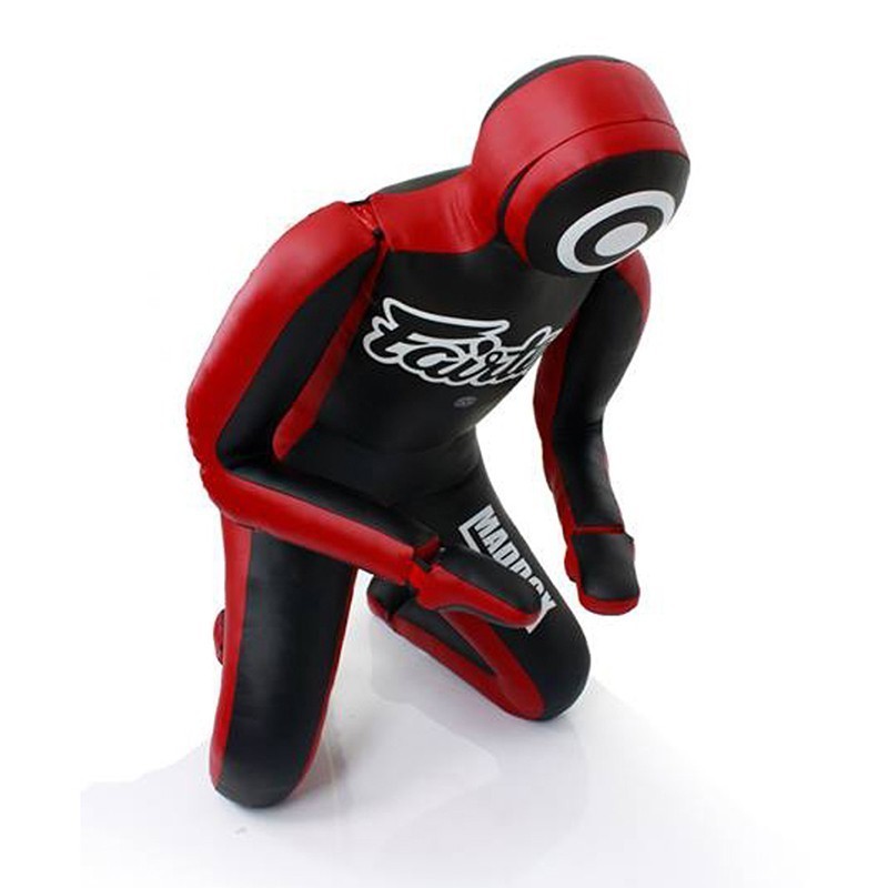 Infinix Sports Grappling Dummy Sitting Position with Free Pair of Punching Gel Gloves BJJ Wrestling Dummy Punching Bag Submission MMA Dummy Brazilian Jiu Jitsu Dummies 4ft 5ft 6ft UNFILLED 