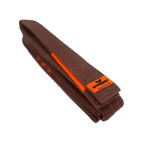 Hyperfly BJJ Belt YCTH V2 brown orange 1