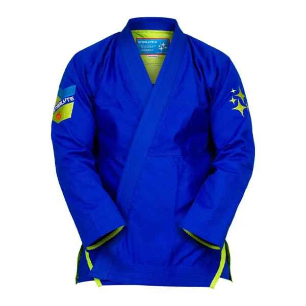 Hyperfly BJJ Gi Starlyte III elektrisk blå