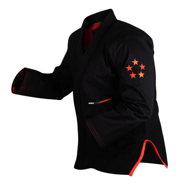 Hyperfly BJJ Gi Starlyte X black red 4