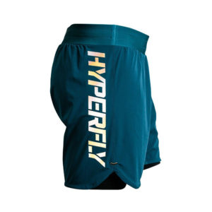 Hyperfly Grappling Shorts Icon teal gold 2