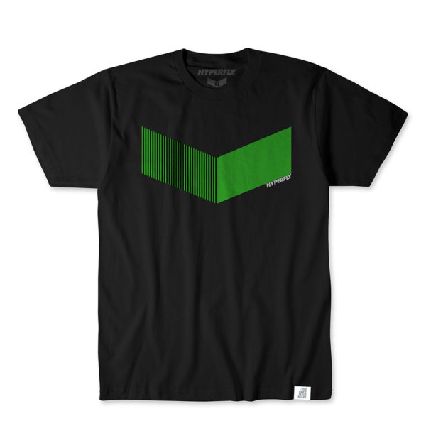 Hyperfly T-shirts Icon svart/neon