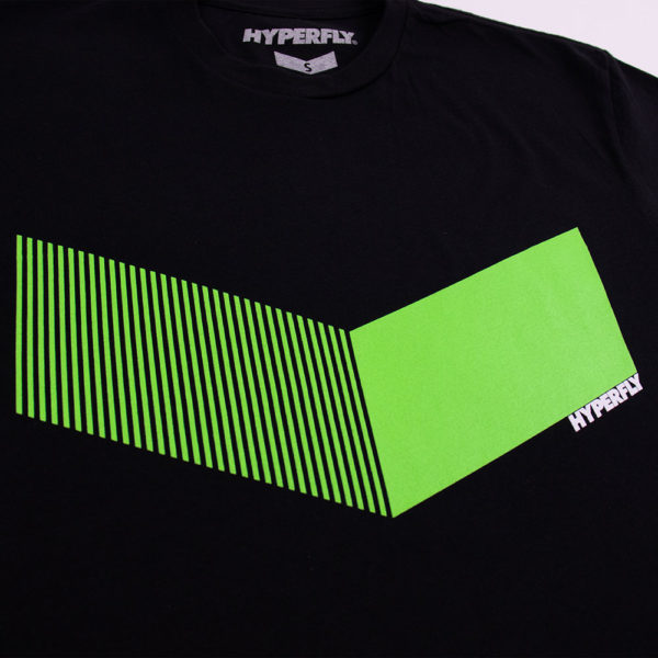 Hyperfly T shirts Icon black neon 2