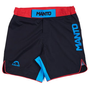 Manto Shorts Stripe 2.0 black red 1