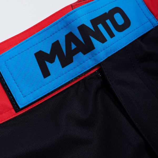 Manto Shorts Stripe 2.0 black red 3