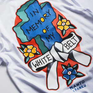 Manto x Panku T shirt RIP white 4