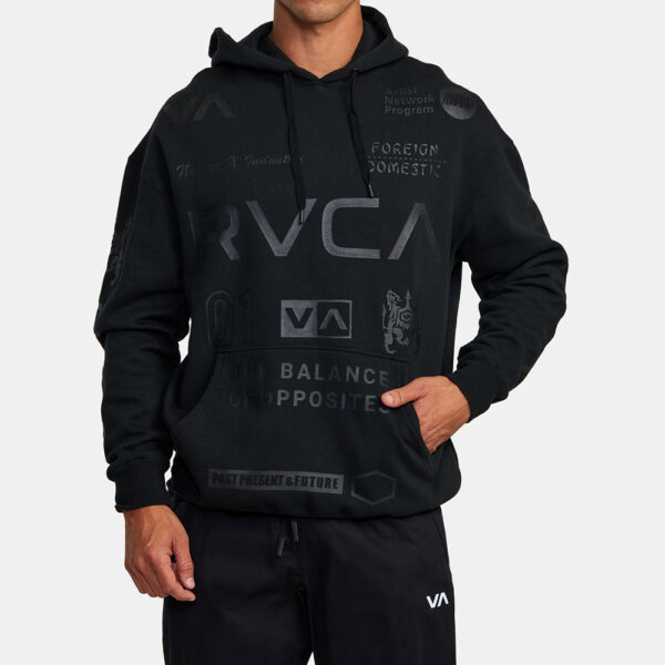 RVCA Hoodie All Brand svart/svart