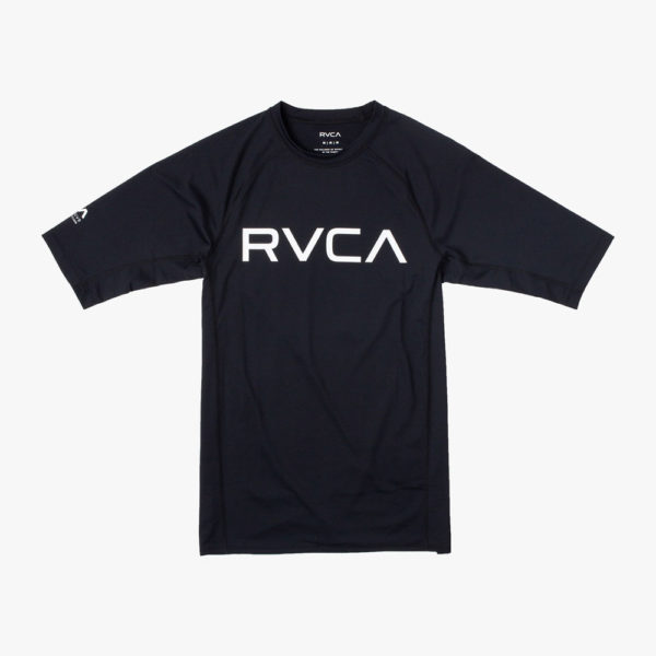 RVCA Rashguard Short Sleeve svart