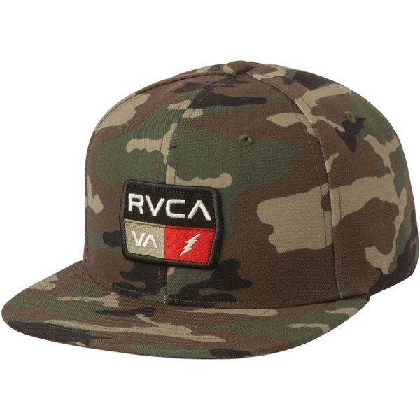 RVCA Snapback 9VOLT camo 1