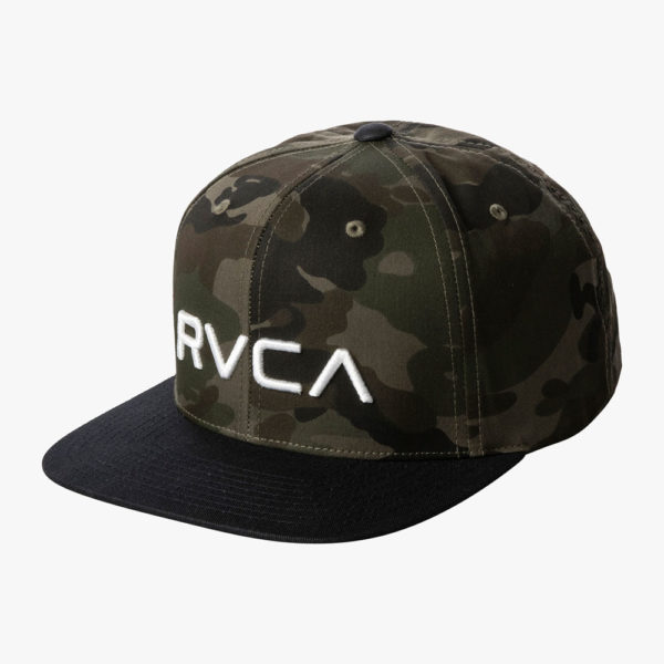 RVCA Snapback Twill camo navy 1
