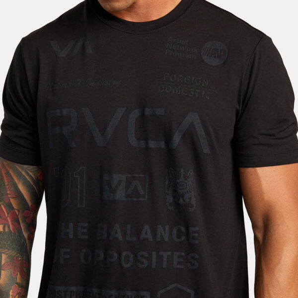 RVCA T shirt All Brand black black 3