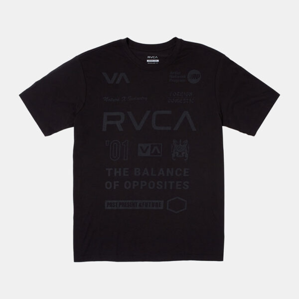 RVCA T shirt All Brand black black 4