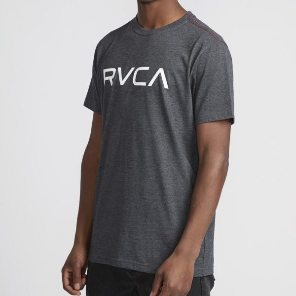 RVCA T shirt Big Logo charcoal 2