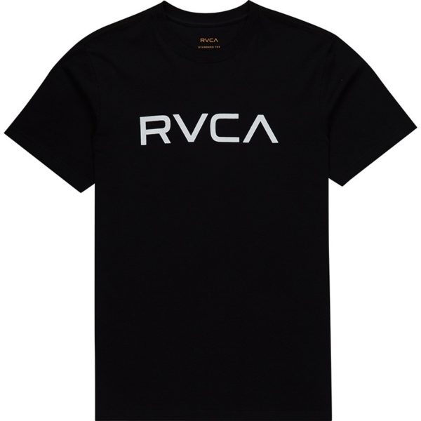 RVCA T shirt Big logo svart vit 1