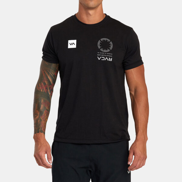 RVCA T shirt VA Sport Mark black 5