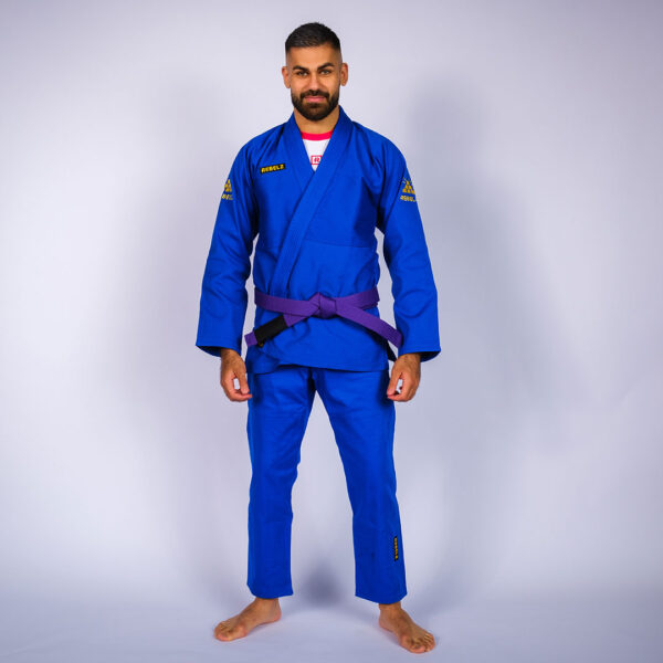 Rebelz BJJ Gi Gold Standard 3 blue 1