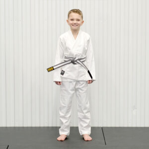 Rebelz BJJ GiAcademy Kids white 1