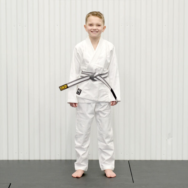 Rebelz BJJ GiAcademy Kids white 1