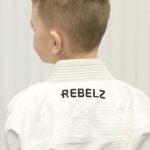 Rebelz BJJ GiAcademy Kids white 4