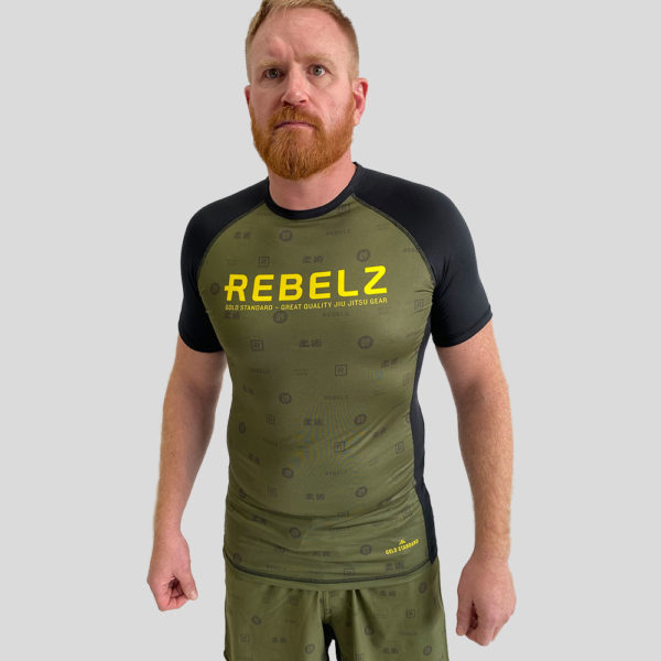 Rebelz Rashguard Gold Standard Short Sleeve 1