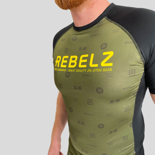 Rebelz Rashguard Gold Standard Short Sleeve 2
