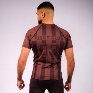 Rebelz Rashguard Men Ranked Fight Club brown 1