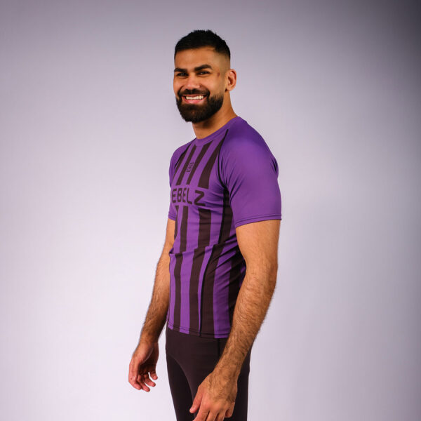 Rebelz Rashguard Men Ranked Fight Club purple 1