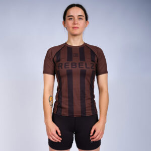 Rebelz Rashguard Women Ranked Fight Club brown 1