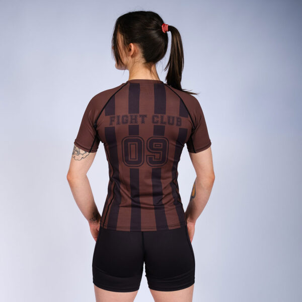 Rebelz Rashguard Women Ranked Fight Club brown 2