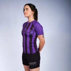 Rebelz Rashguard Women Ranked Fight Club lila