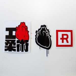 Rebelz Sticker Pack I heart Jiu Jitsu 1