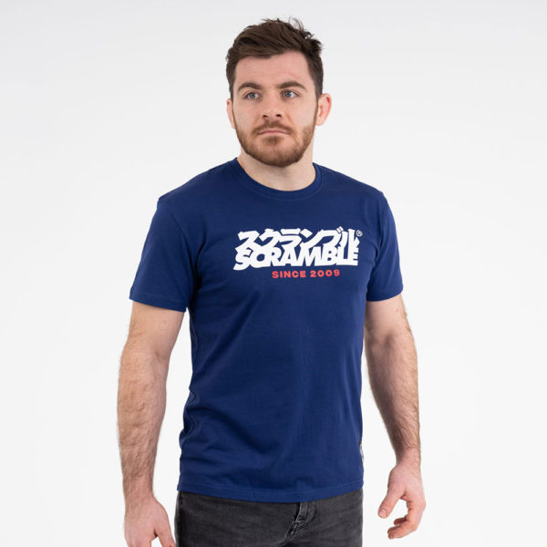 Scramble T shirt Base navy 2