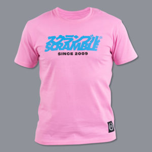 Scramble T shirt Base rosa
