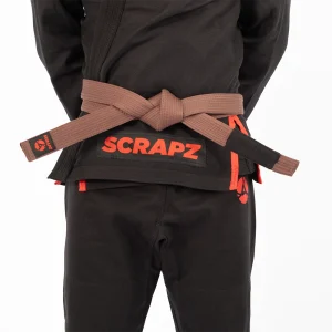 Srcapz BJJ Belt Brown 1