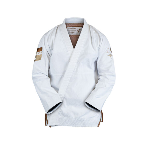 Hyperfly BJJ Gi Starlyte III vit/mocka 1