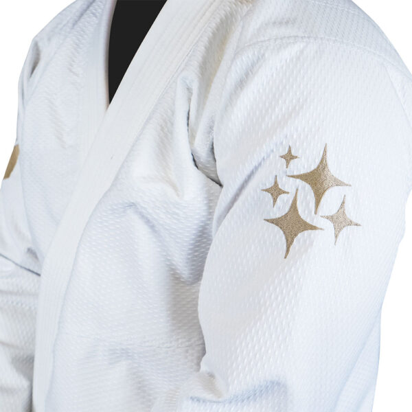 Hyperfly BJJ Gi Starlyte III vit/mocka 3