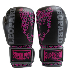 Super Pro Boxing Gloves Kids Leopard2