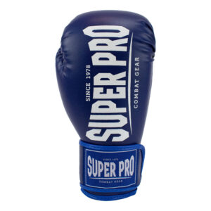 Super Pro Boxningshandskar Champ blå vit 2