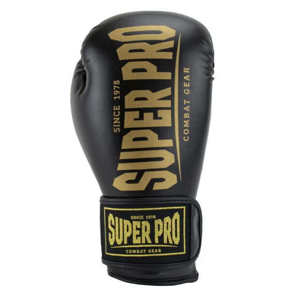Super Pro Boxningshandskar Champ svart guld 2