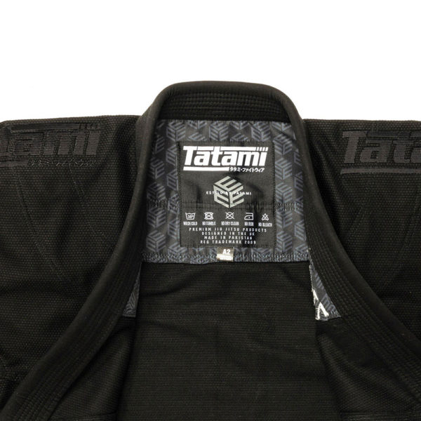 Tatami BJJ Gi Estilo Black Label black black 2