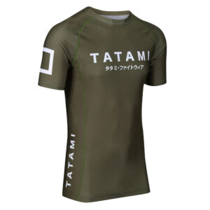 Tatami Rashguard Katakana Short Sleeve khaki 3