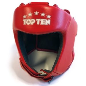 Top Ten AIBA Boxningshjalm lader rod 4