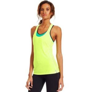 Under Armour Womens Fly By Stretch Mesh Tank Xray1